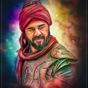 Digital Smudge Painting Of Ertuğrul Gazi