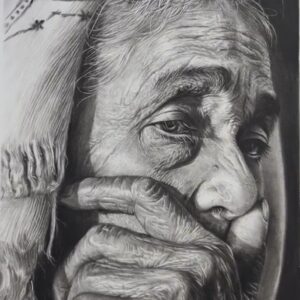 👵👴 Custom Grandparents Portrait Sketch from Photo | 🎁 Handmade Gift & Special Memory