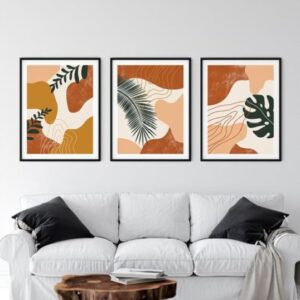 ✨ Unique Modern Abstract Painting Set | 3 Piece Handmade Wall Art
