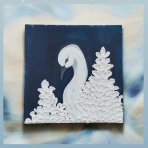 Texture Art, Swan Beauty
